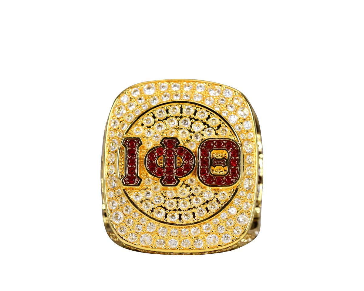 Iota Phi Theta Fraternity Ring Yellow Gold (ΙΦΘ) - Shine Series - fratrings