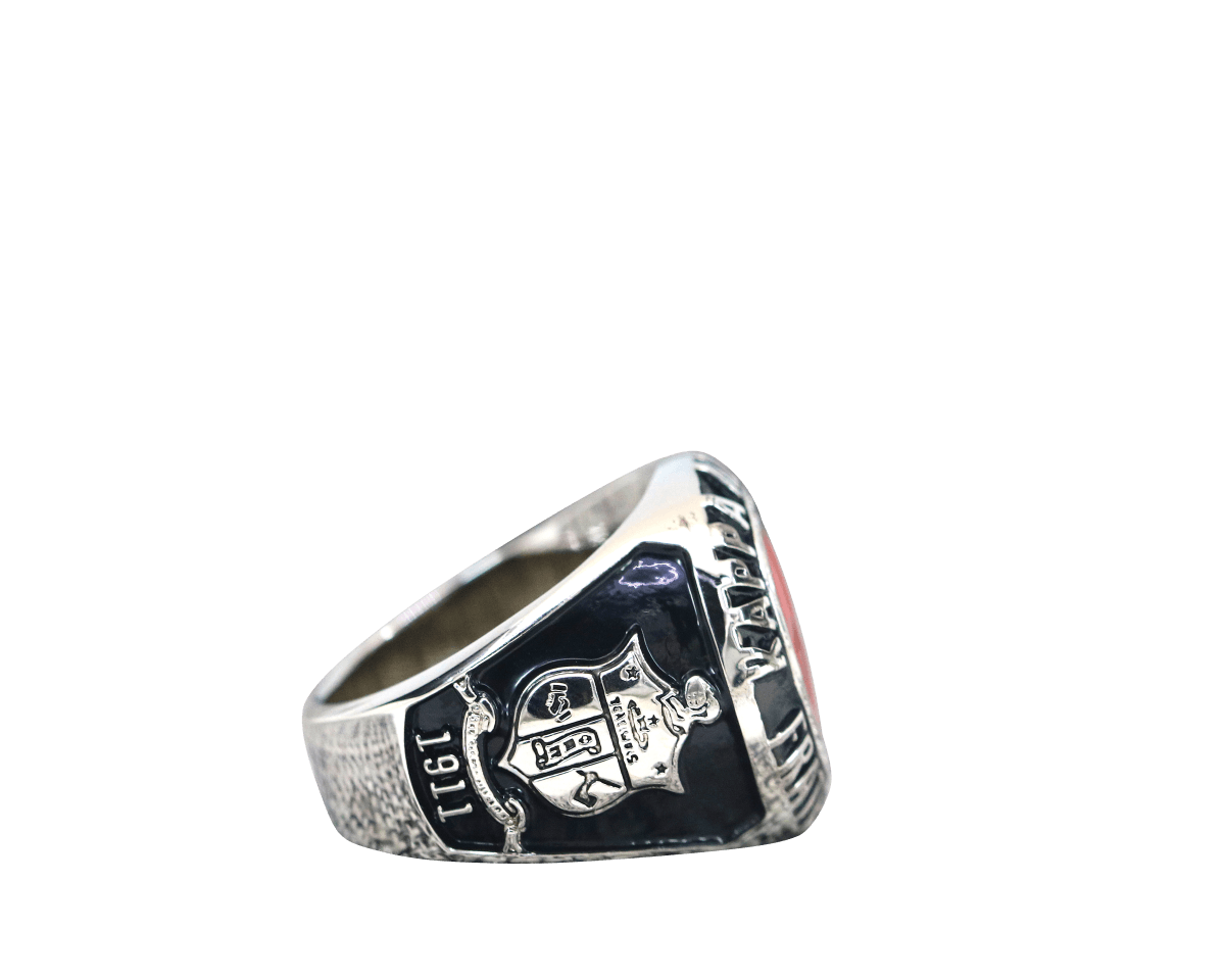 Kappa Alpha Psi Fraternity Ring (ΚΑΨ) - Classic Man Series, Silver - fratrings