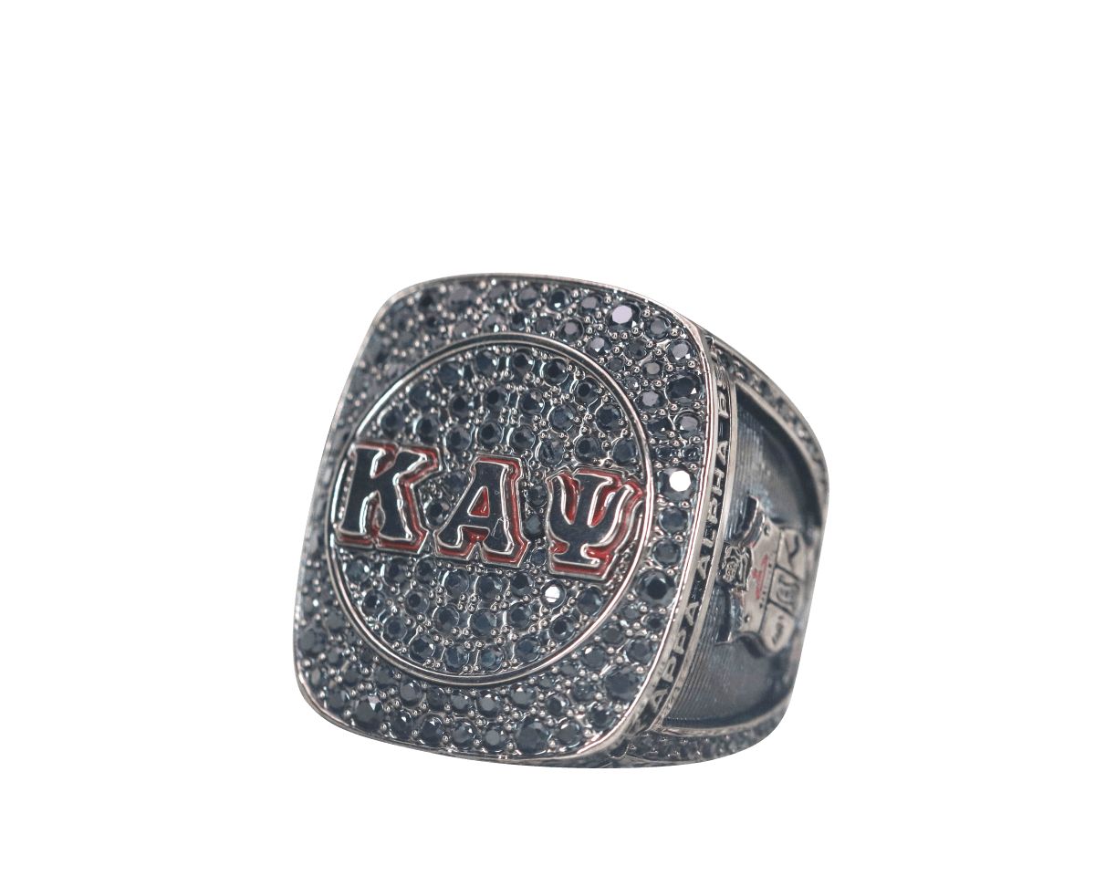 Kappa Alpha Psi Fraternity Ring (ΚΑΨ) - Dark Shine Series - fratrings