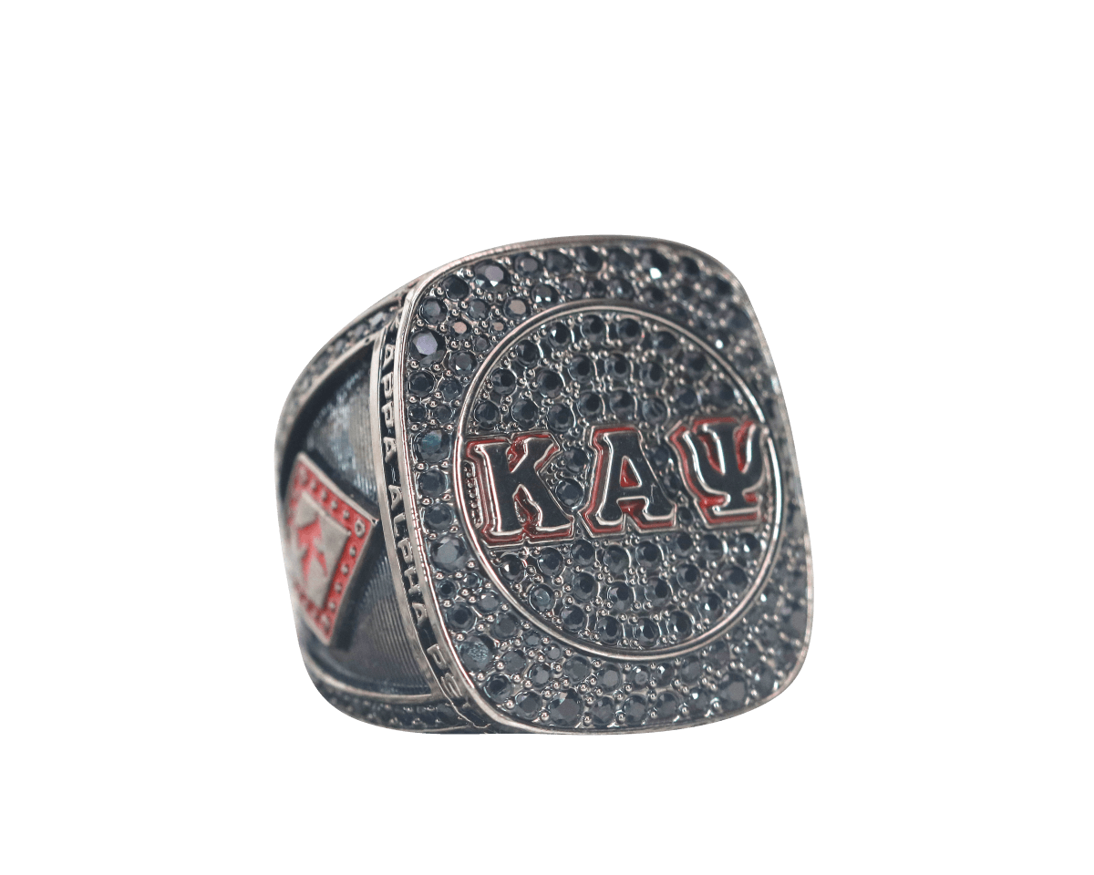 Kappa Alpha Psi Fraternity Ring (ΚΑΨ) - Dark Shine Series - fratrings