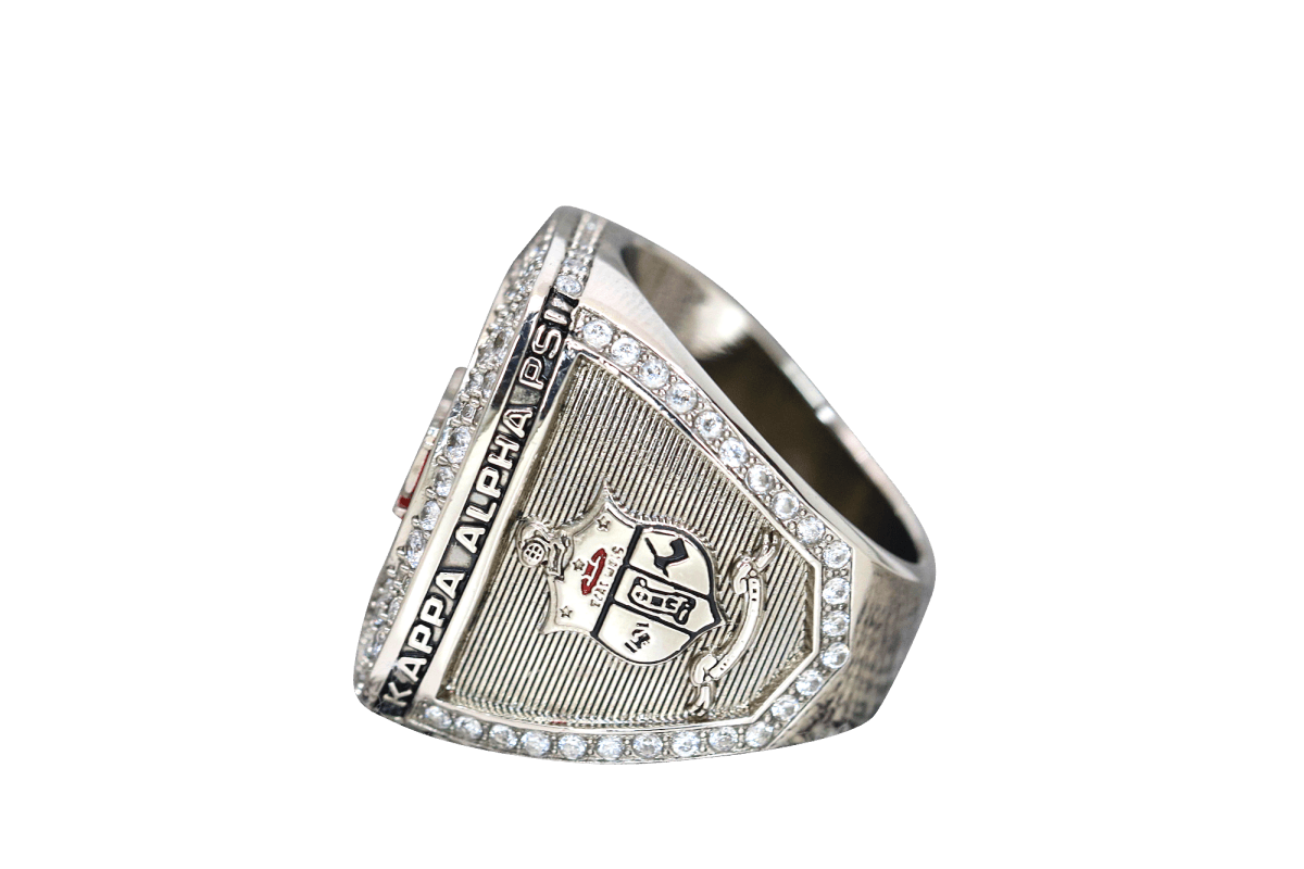 Kappa Alpha Psi Fraternity Ring (ΚΑΨ) - Shine Series Special "18 Phantoms" Version - fratrings