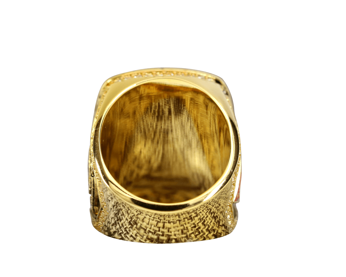 Kappa Alpha Psi Fraternity Ring Yellow Gold (ΚΑΨ) - Shine Series - fratrings