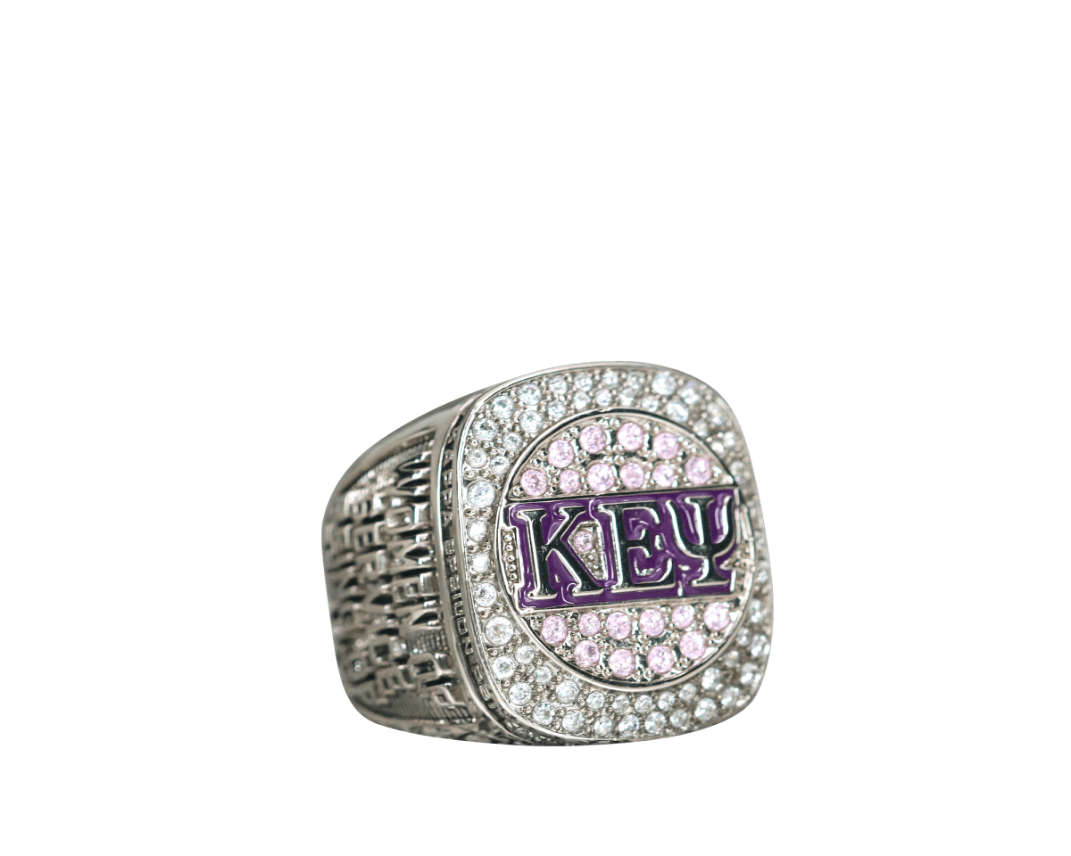 Kappa Epsilon Psi Military Sorority Ring (KEΨ) - Shine Series - fratrings