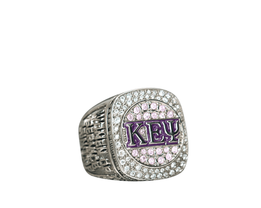 Kappa Epsilon Psi Military Sorority Ring (KEΨ) - Shine Series - fratrings