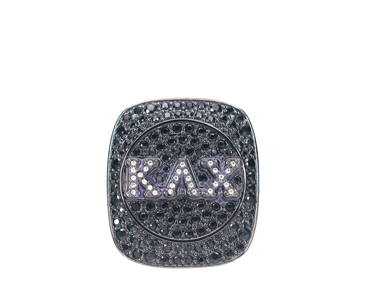Kappa Lambda Chi Fraternity Ring (KLX) - Shine Series, Dark - fratrings