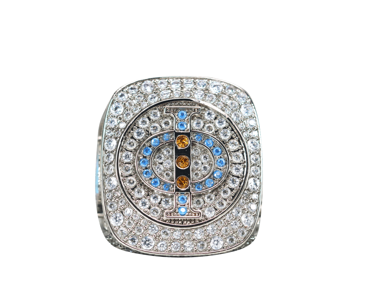 Mu Beta Phi Fraternity Ring (ΜΒΦ) - Shine Series, Silver - fratrings
