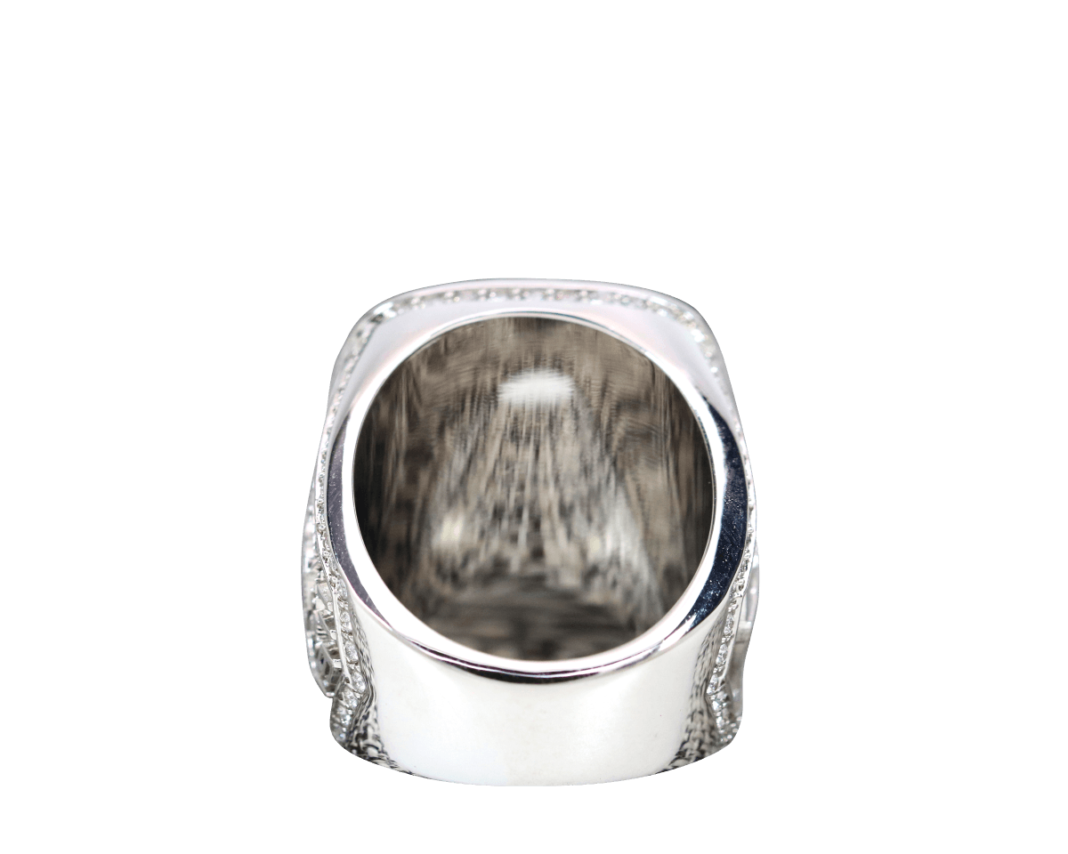 Omega Psi Phi Fraternity Ring (ΩΨΦ) - Shine Series Special "MAJESTIC PSI PSI" Version - fratrings