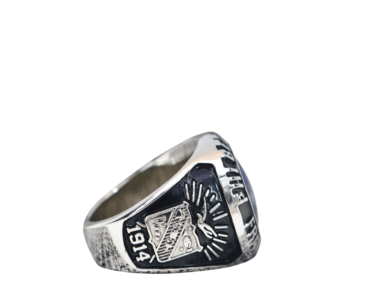 Phi Beta Sigma Fraternity Ring (ΦΒΣ) - Classic Man Series, Silver - fratrings