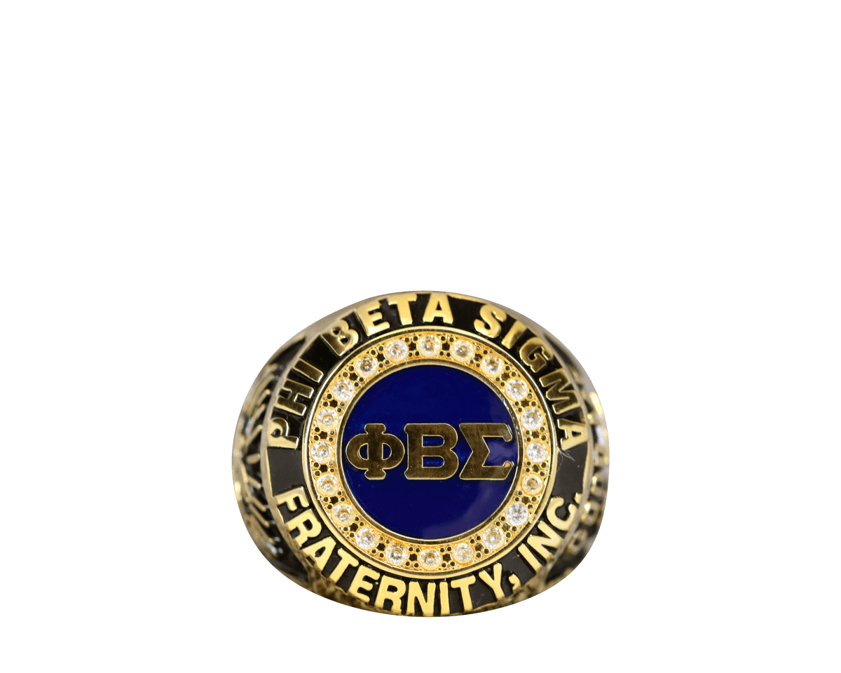 Phi Beta Sigma Fraternity Ring Yellow Gold (ΦΒΣ) - Classic Man Series - fratrings