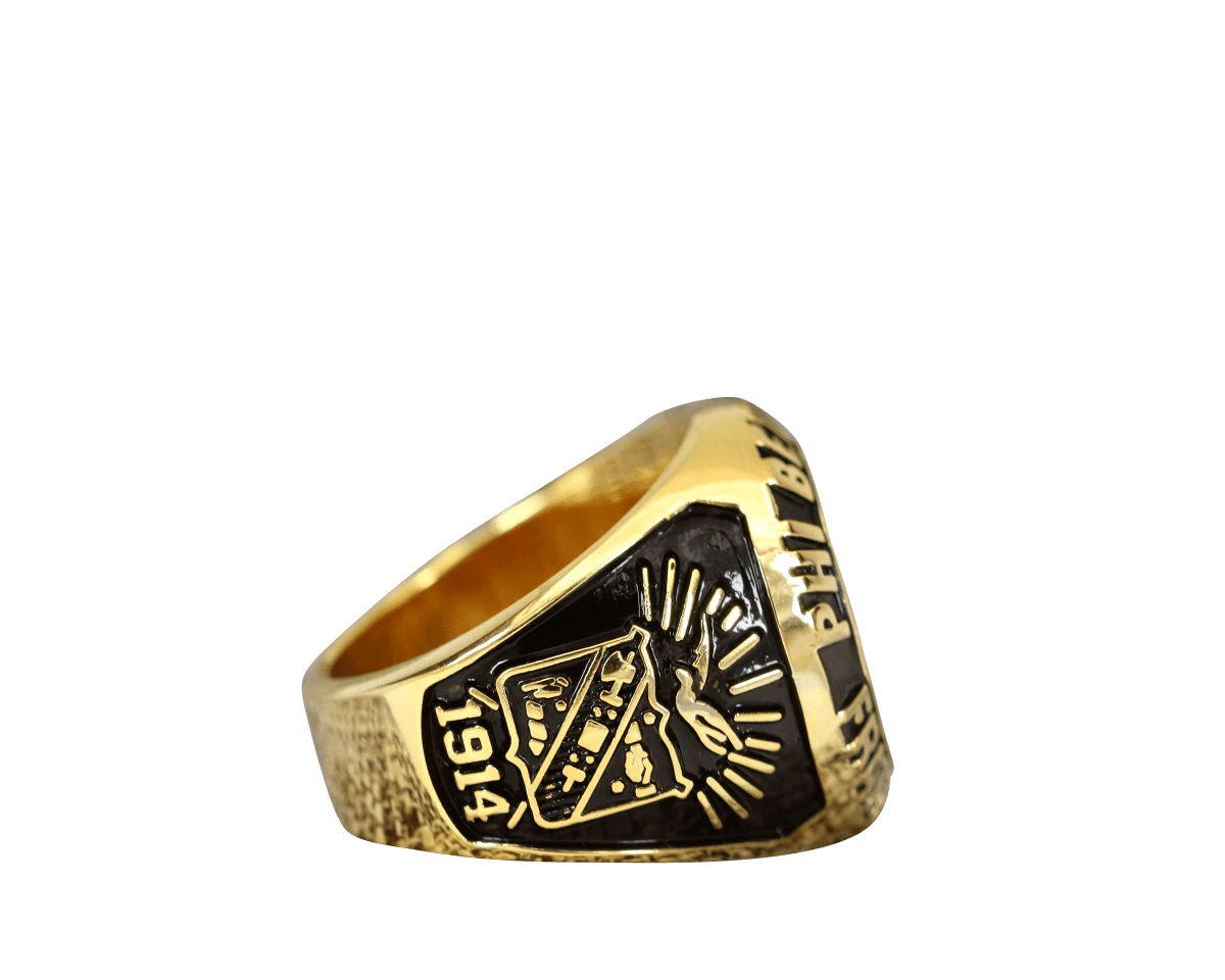 Phi Beta Sigma Fraternity Ring Yellow Gold (ΦΒΣ) - Classic Man Series - fratrings