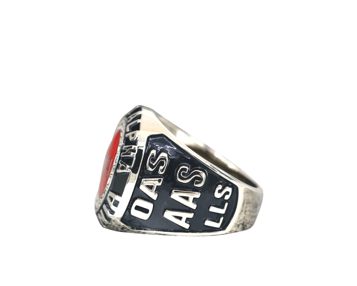 Phi Mu Alpha Sinfonia Fraternity Ring (ΦΜΑ) - Classic Man Series, Silver - fratrings