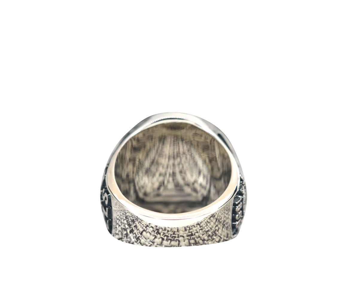 Phi Mu Alpha Sinfonia Fraternity Ring (ΦΜΑ) - Classic Man Series, Silver - fratrings