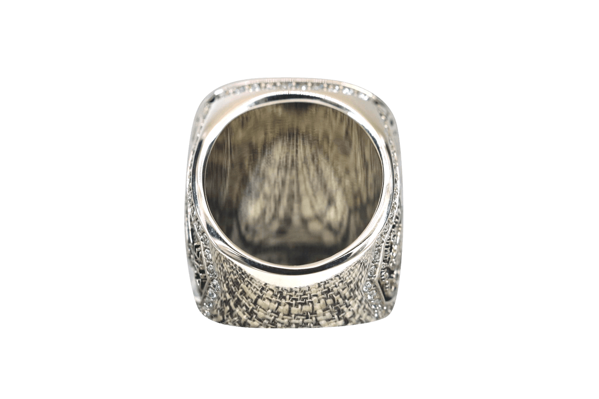 Sigma Alpha Epsilon Fraternity Ring (ΣΑΕ) - Shine Series, Silver - fratrings