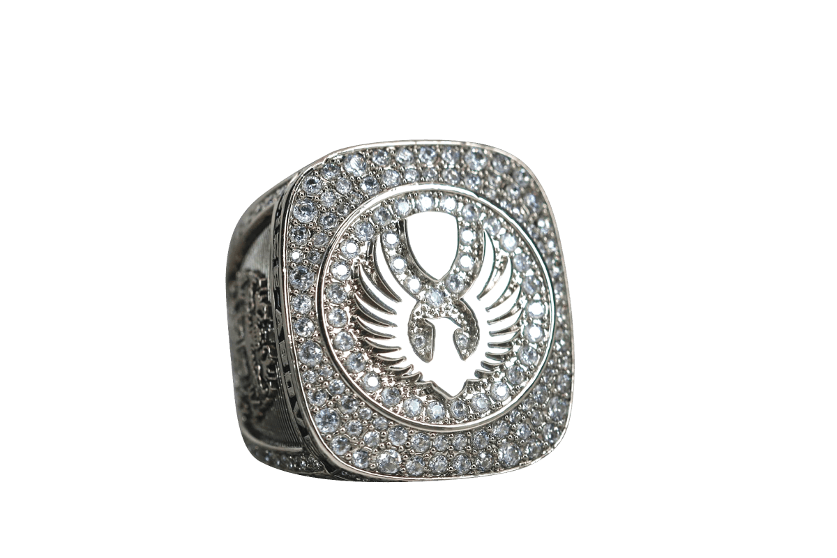 Sigma Alpha Epsilon Fraternity Ring (ΣΑΕ) - Shine Series, Silver - fratrings
