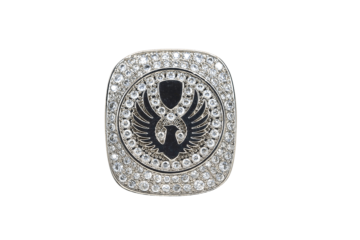 Sigma Alpha Epsilon Fraternity Ring (ΣΑΕ) - Shine Series, Silver - fratrings