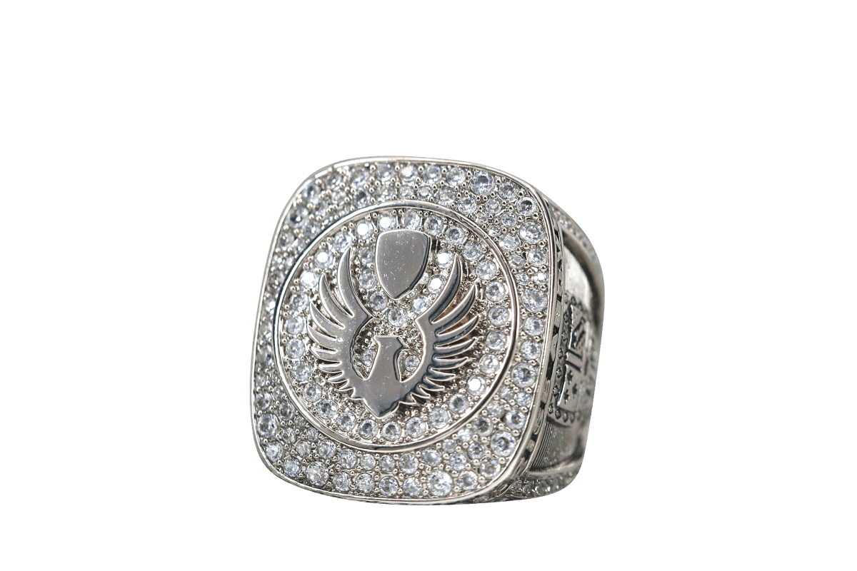 Sigma Alpha Epsilon Fraternity Ring (ΣΑΕ) - Shine Series, Silver - fratrings