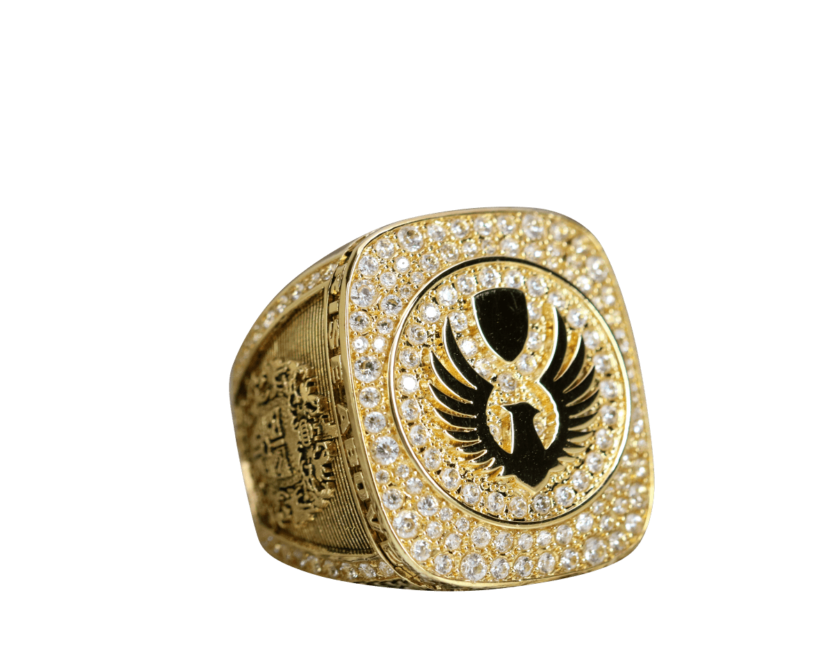 Sigma Alpha Epsilon Fraternity Ring (ΣΑΕ) - Shine Series, Yellow Gold - fratrings