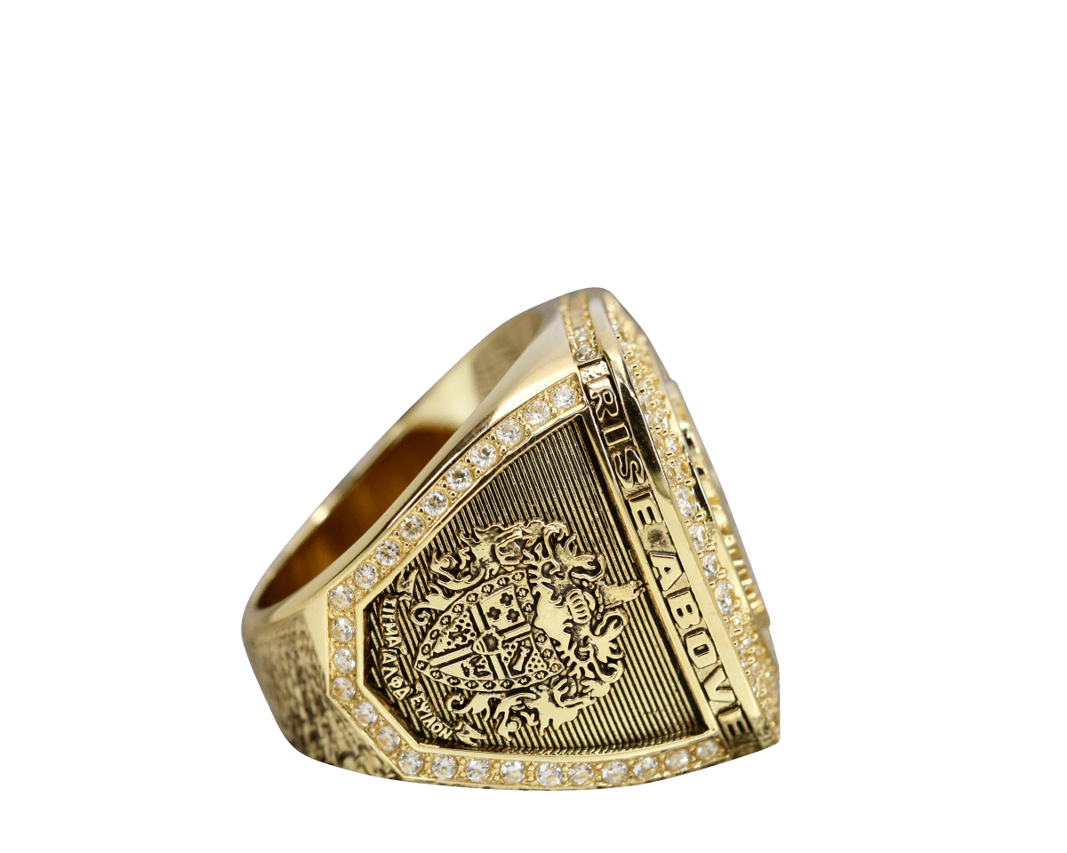 Sigma Alpha Epsilon Fraternity Ring (ΣΑΕ) - Shine Series, Yellow Gold - fratrings