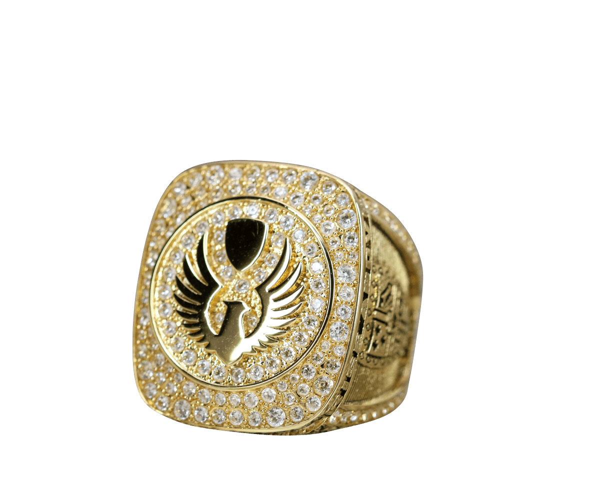 Sigma Alpha Epsilon Fraternity Ring (ΣΑΕ) - Shine Series, Yellow Gold - fratrings