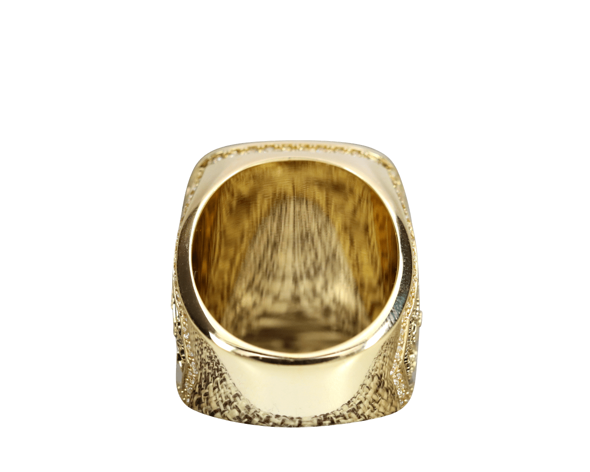 Sigma Alpha Epsilon Fraternity Ring (ΣΑΕ) - Shine Series, Yellow Gold - fratrings