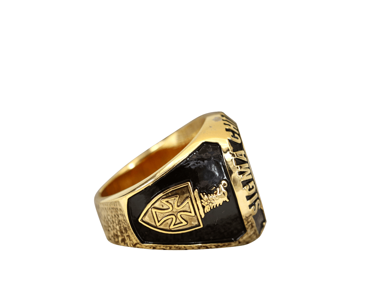 Sigma Chi Fraternity Ring (ΣΧ) - Classic Man Series, Yellow Gold Face - fratrings