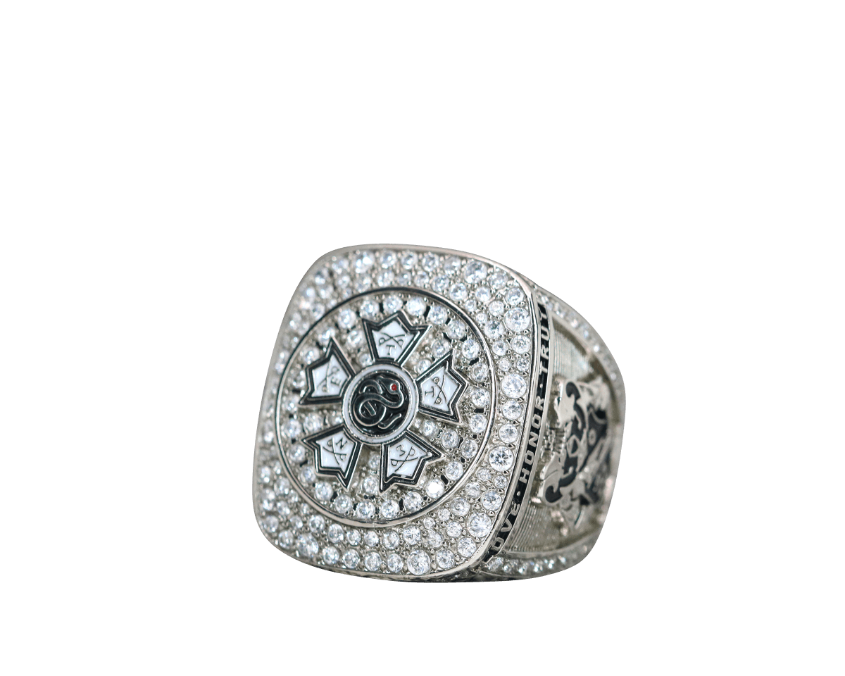 Sigma Nu Fraternity Ring (ΣΝ) - Shine Series, Silver - fratrings