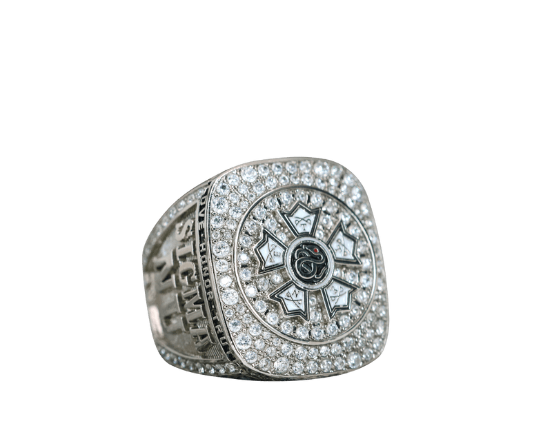 Sigma Nu Fraternity Ring - Shine Series, Silver