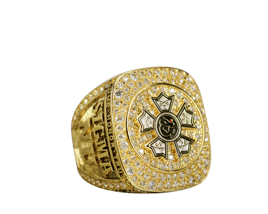 Sigma Nu Fraternity Ring Yellow Gold (ΣΝ) - Shine Series - fratrings
