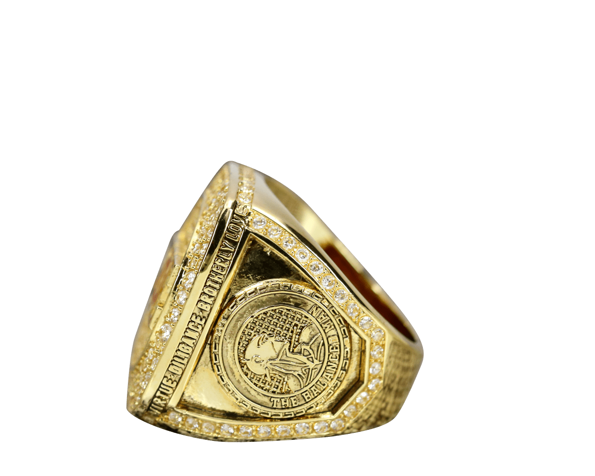 Sigma Phi Epsilon Fraternity Ring (ΣΦΕ) - Shine Series, Yellow Gold Face - fratrings