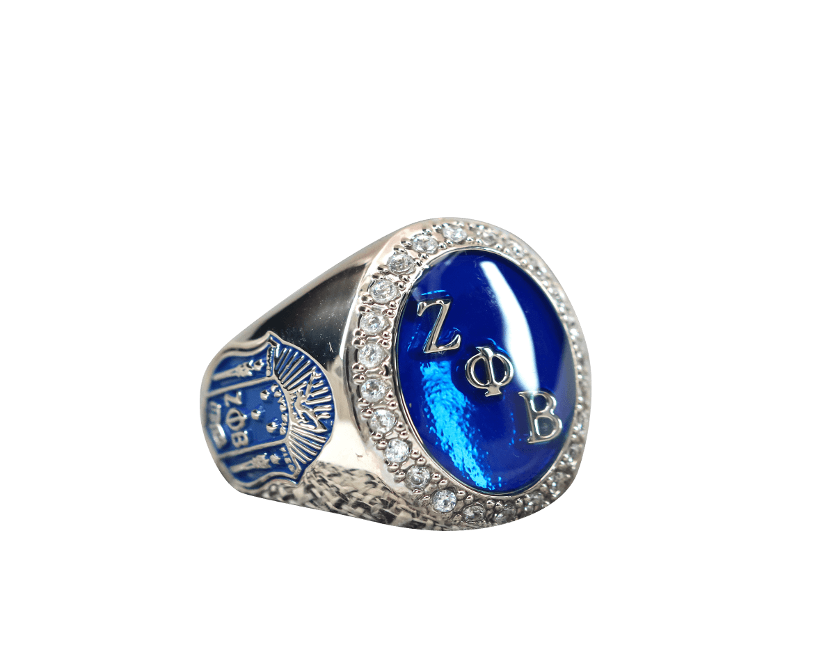 Zeta Phi Beta Sorority Ring (ΖΦΒ) - Flower Series - fratrings