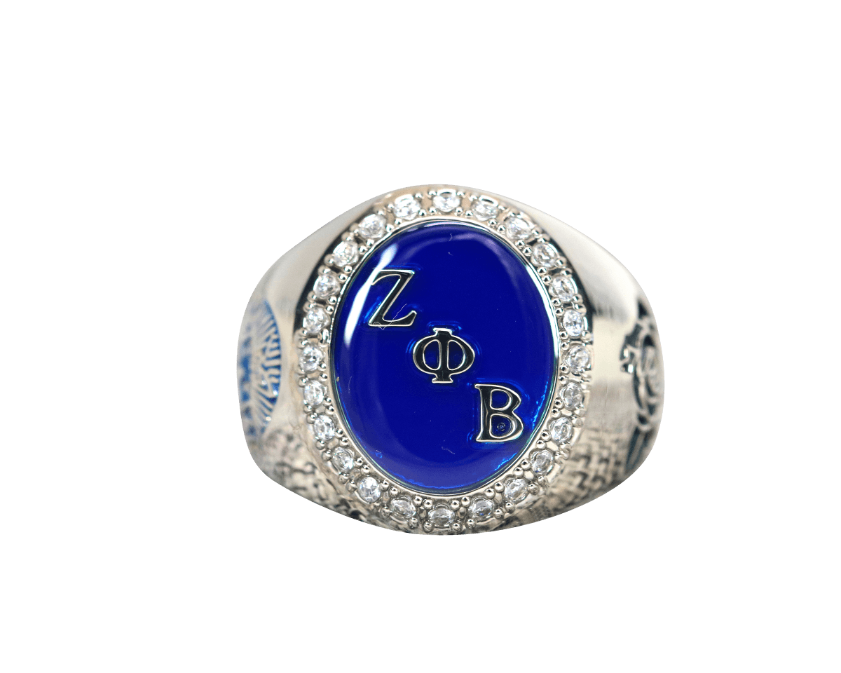 Zeta Phi Beta Sorority Ring (ΖΦΒ) - Flower Series - fratrings