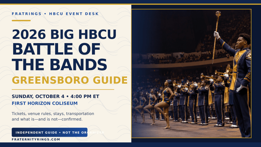 2026 Big HBCU Battle of the Bands Greensboro Guide - fratrings