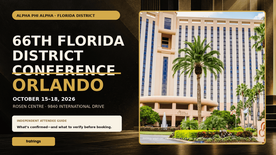 66th Florida District Conference 2026: Orlando Guide for Alpha Phi Alpha