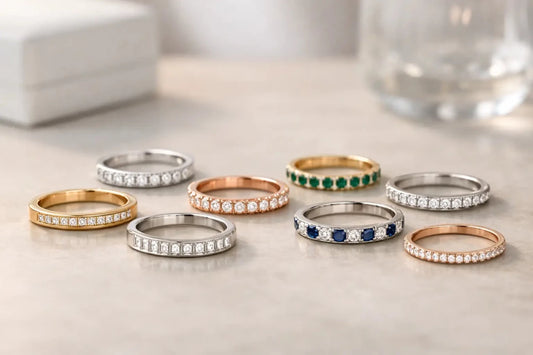 8 Best Line Anniversary Ring Styles to Wear - fratrings