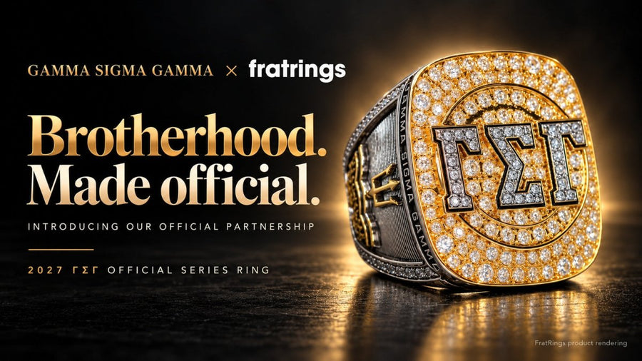 Brotherhood. Made Official: FratRings Partners with Gamma Sigma Gamma