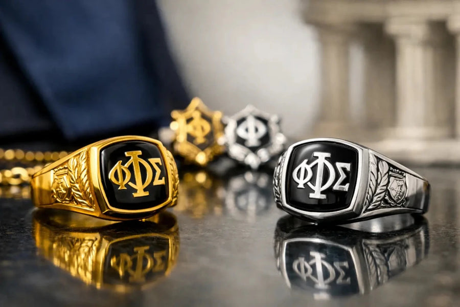 Gold Plated Versus Stainless Fraternity Jewelry
