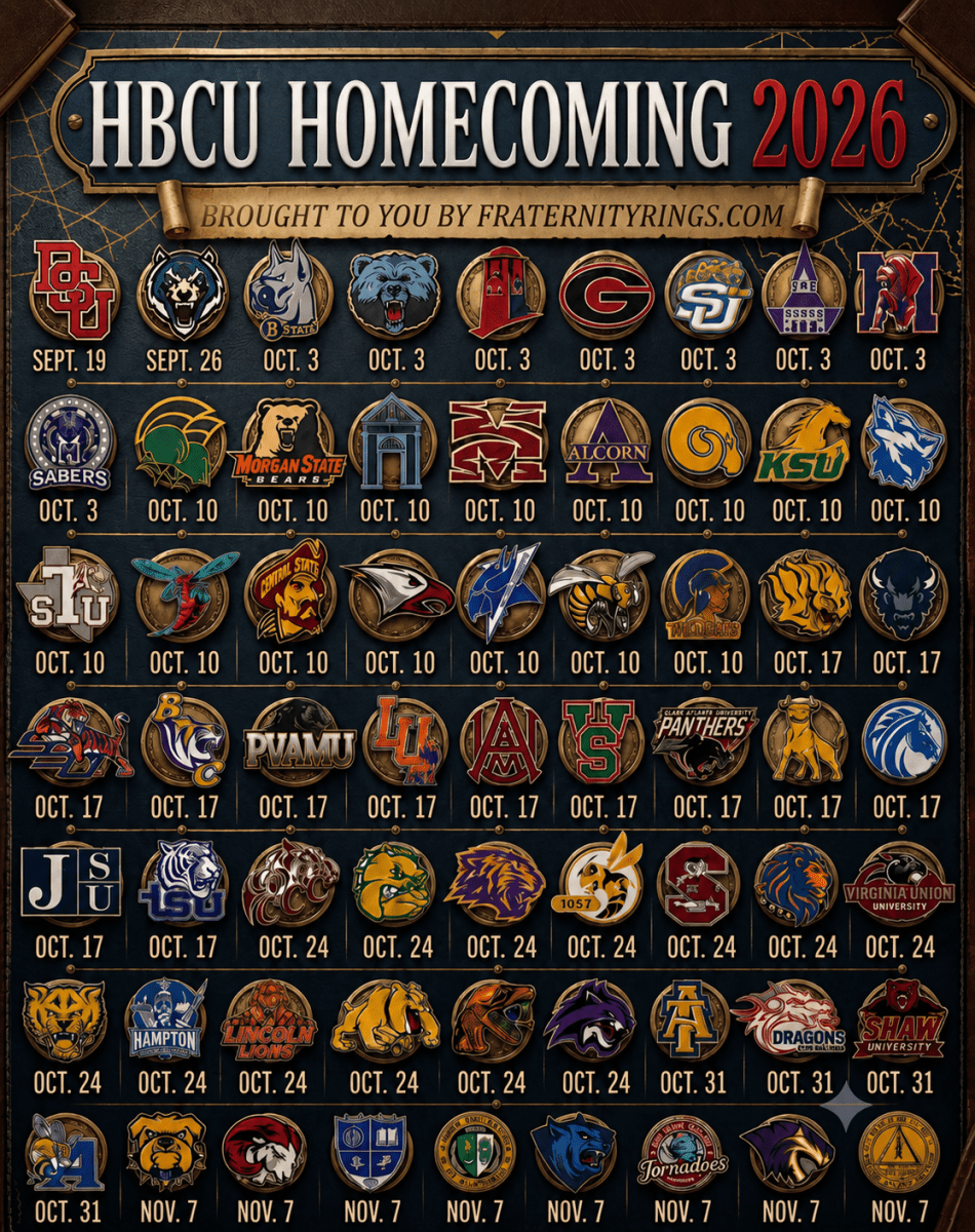 HBCU Homecoming 2026 – The Complete Schedule - fratrings