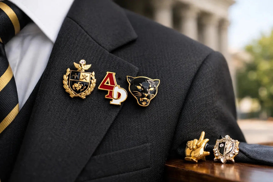 Top Lapel Pins for Chapters That Rep the Yard - fratrings