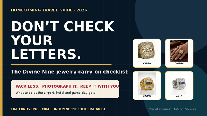Traveling With Divine Nine Jewelry: The Homecoming Carry-On Checklist