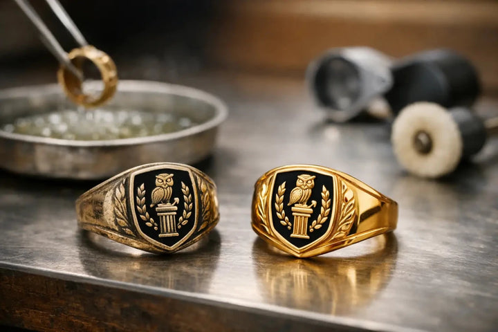 What Is Lifetime Ring Replating for Greek Rings?