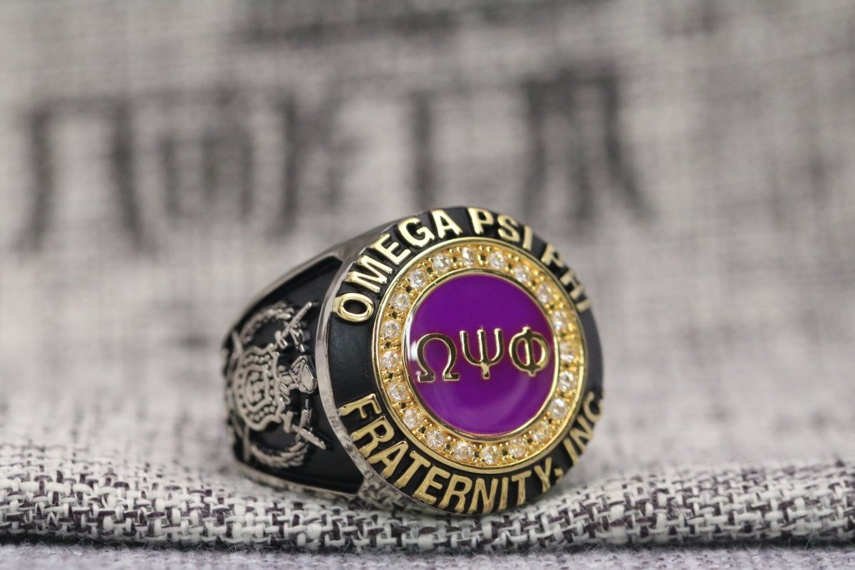 OMEGA PSI PHI Rings - fratrings