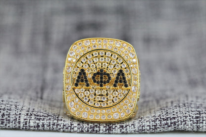 Alpha Phi Alpha Fraternity Ring (ΑΦΑ) - SPECIAL EDITION Shine Series, Gold
