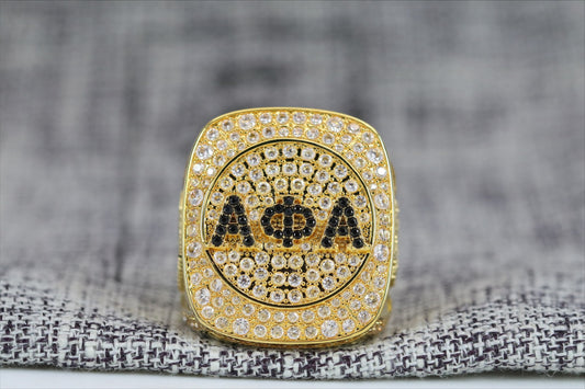 Alpha Phi Alpha Fraternity Ring (ΑΦΑ) - SPECIAL EDITION Shine Series, Gold