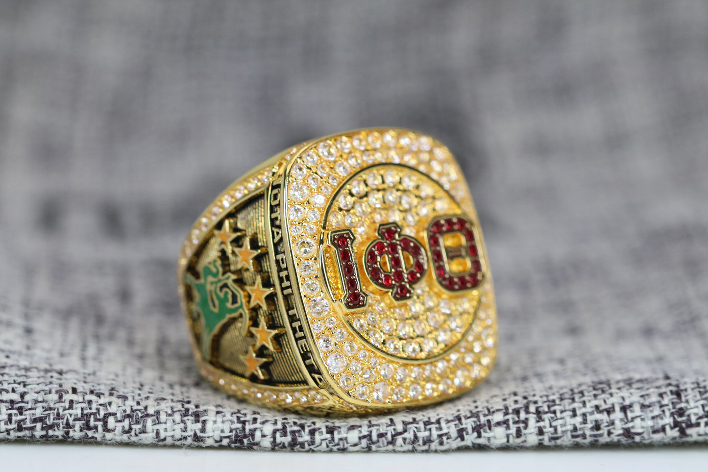 Iota Phi Theta Fraternity Ring (ΙΦΘ) - SPECIAL EDITION Shine Series, Gold