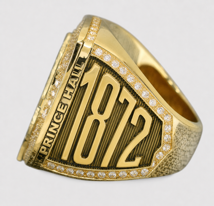 Official Prince Hall Shriners Freemasonry Fraternity Ring - SPECIAL EDITION Gold, Masons Ring
