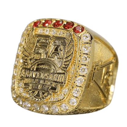 Águilas Blancas 50th Aniversario Ring - fratrings