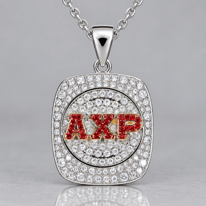 Alpha Chi Rho Official Series Pendant Necklace, Silver - fratrings