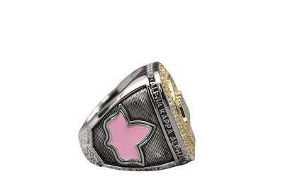 Alpha Kappa Alpha Sorority Ring (AKA) - Shine Series, Dual Finish - fratrings