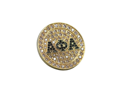 Alpha Phi Alpha Lapel Pin (ΑΦΑ) - PREMIUM Alumni Pin, Shine Series - fratrings