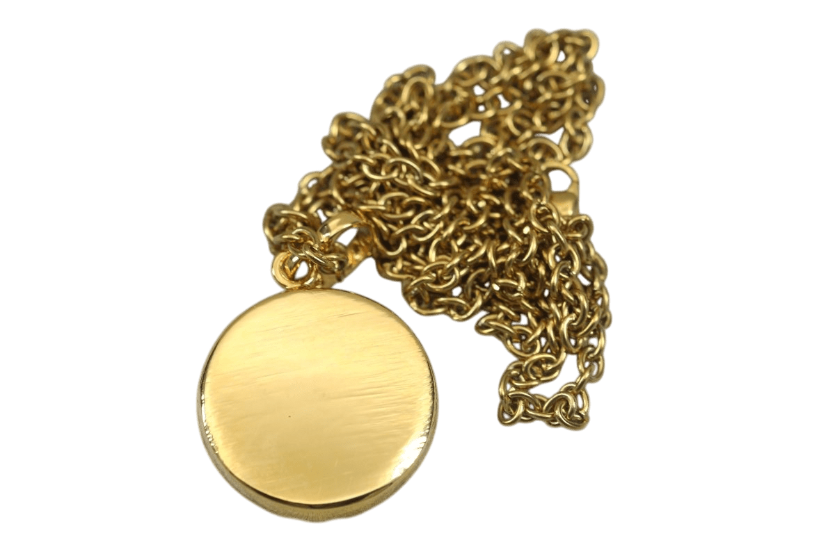 Alpha Phi Alpha Fraternity Pendant Necklace (ΑΦΑ) - Classic Man Series, Gold - fratrings